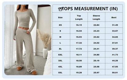 Ribbed two-piece sets