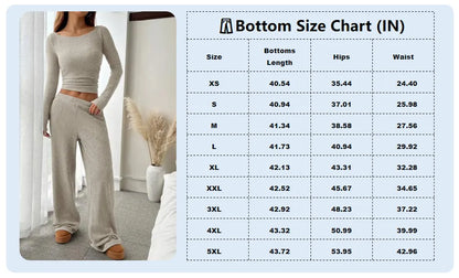 Ribbed two-piece sets